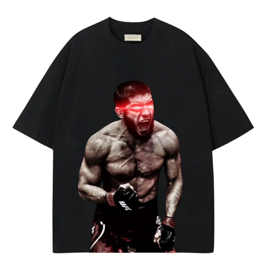 ISLAM MAKHACHEV V4 DARK OVERSIZE TEE